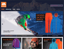 Tablet Screenshot of missinglink.no